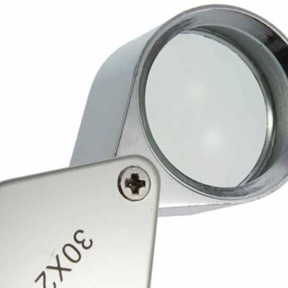 30X Diamond Ring Loupe 100% GLASS OPTICS Jewelry Tennis Bracelet Necklace Watch - Picture 4 of 5